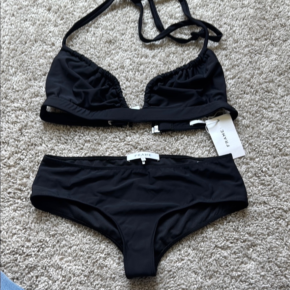Frame denim Black Bikini Set